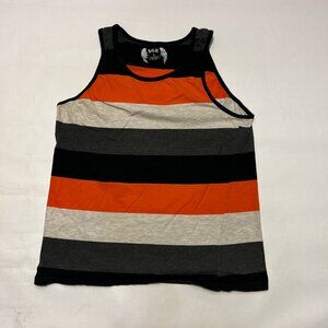 SGR Tank Top Black Orange Gray Large